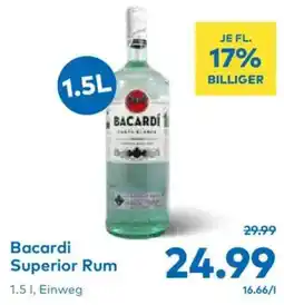 T&G Bacardi Superior Rum Angebot