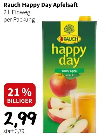 Der Grissemann Rauch Happy Day Apfelsaft Angebot