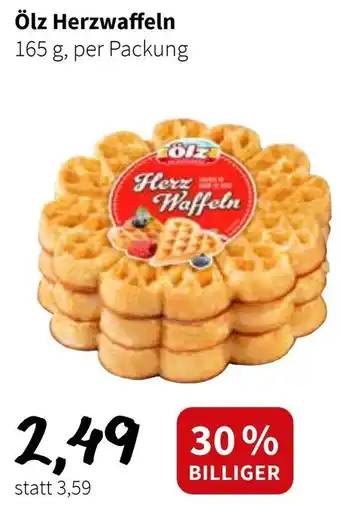 Der Grissemann Ölz Herzwaffeln Angebot