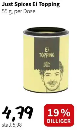 Der Grissemann Just Spices Ei Topping Angebot