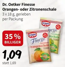 Der Grissemann Dr. Oetker Finesse Orangen oder Zitronenschale Angebot