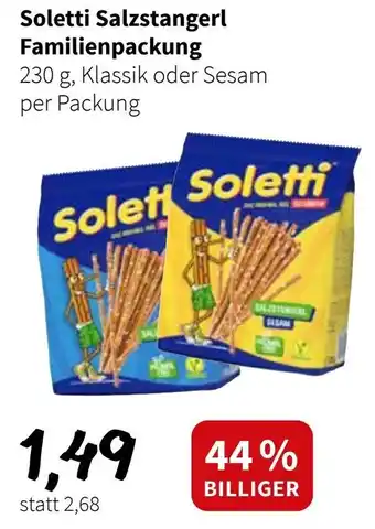 Der Grissemann Soletti Salzstangerl Familienpackung Angebot