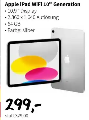 Der Grissemann Apple iPad WiFi 10th Generation Angebot
