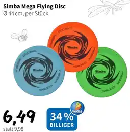 Der Grissemann Simba Mega Flying Disc Angebot