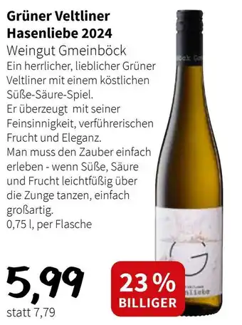 Der Grissemann Grüner Veltliner Hasenliebe 2024 Angebot