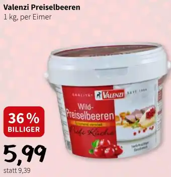 Der Grissemann Valenzi Preiselbeeren Angebot