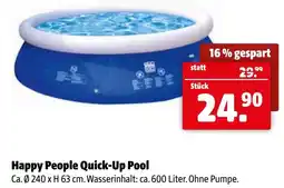 Der Grissemann Happy People Quick-Up Pool Angebot
