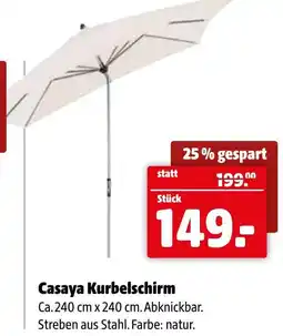 Der Grissemann Casaya Kurbelschirm Angebot