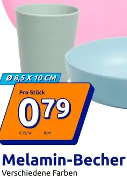 Action Melamin-Becher Angebot