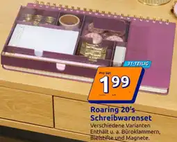 Action Roaring 20's Schreibwarenset Angebot