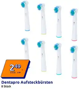Action Dentapro Aufsteckbürsten Angebot
