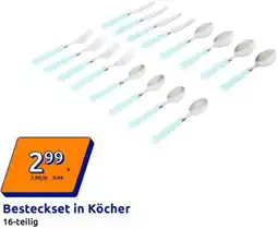 Action Besteckset in Köcher Angebot