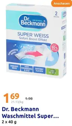 Action Dr. Beckmann Waschmittel Super Angebot