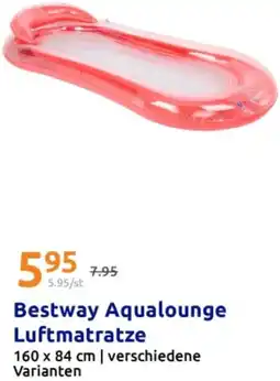 Action Bestway Aqualounge Luftmatratze Angebot