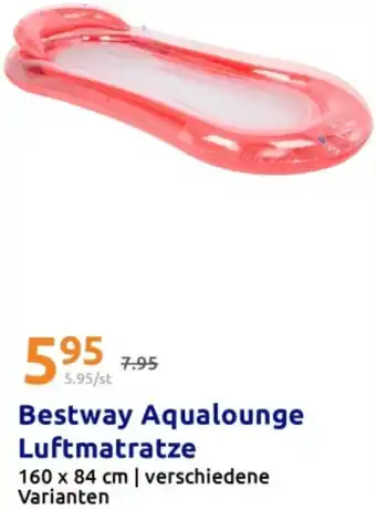 Action Bestway Aqualounge Luftmatratze Angebot