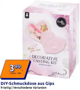 Action DIY-Schmuckdose aus Gips Angebot