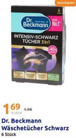 Action Dr. Beckmann Wäschetücher Schwarz Angebot