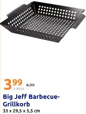 Action Big Jeff Barbecue- Grillkorb Angebot