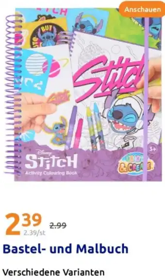 Action Bastel- und Malbuch Angebot