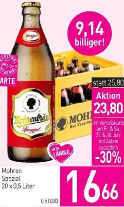 Sutterlüty Mohren Spezial Angebot