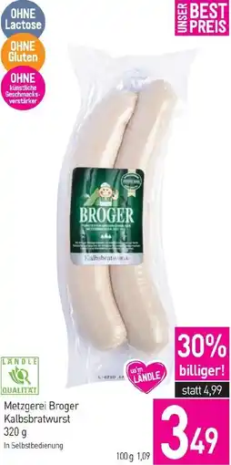 Sutterlüty Metzgerei Broger Kalbsbratwurst Angebot