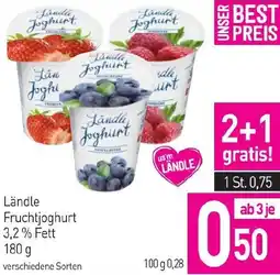 Sutterlüty Ländle Fruchtjoghurt Angebot