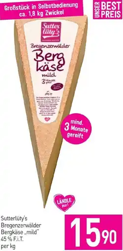 Sutterlüty Sutterlüty's Bregenzerwälder Bergkäse mild Angebot