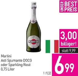 Sutterlüty Martini Asti Spumante DOCG oder Sparkling Rosé Angebot
