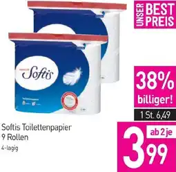Sutterlüty Softis Toilettenpapier Angebot