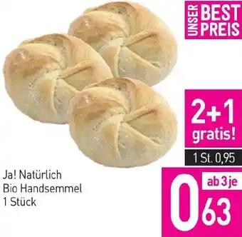 Sutterlüty Ja! Natürlich Bio Handsemmel Angebot