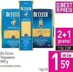 Sutterlüty De Cecco Teigwaren Angebot