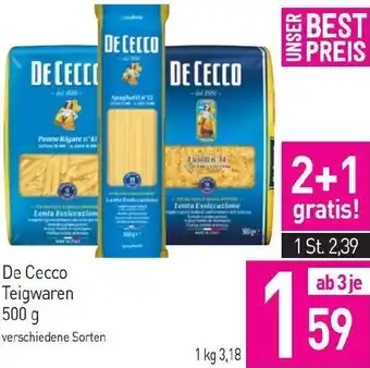 Sutterlüty De Cecco Teigwaren Angebot