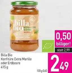 Sutterlüty Billa Bio Konfitüre Extra Marille oder Erdbeere Angebot