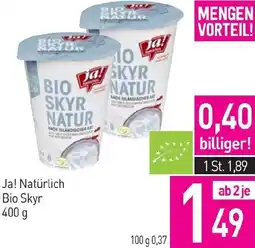 Sutterlüty Ja! Natürlich Bio Skyr Angebot