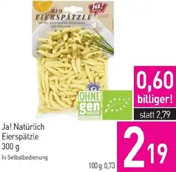 Sutterlüty Ja! Natürlich Eierspätzle Angebot