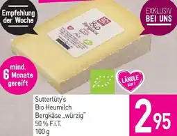 Sutterlüty Sutterlüty's Bio Heumilch Bergkäse würzig Angebot
