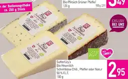 Sutterlüty Sutterlüty's Bio Heumilch Schnittkäse Chili, Pfeffer oder Natur Angebot