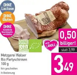 Sutterlüty Metzgerei Walser Bio Partyschinken Angebot