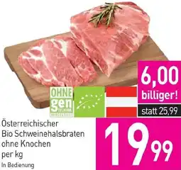 Sutterlüty Österreichischer Bio Schweinehalsbraten ohne Knochen Angebot
