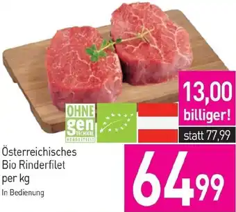 Sutterlüty Österreichisches Bio Rinderfilet Angebot