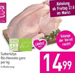 Sutterlüty Sutterlütys Bio Hennele ganz Angebot
