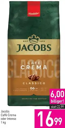 Sutterlüty Jacobs Caffè Crema oder Intenso Angebot