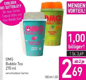 Sutterlüty OMG Bubble Tea Angebot