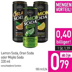 Sutterlüty Lemon Soda, Oran Soda oder Mojito Soda Angebot