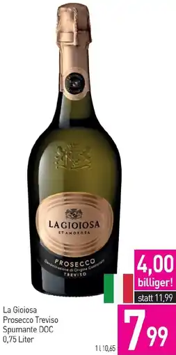 Sutterlüty La Gioiosa Prosecco Treviso Spumante DOC Angebot