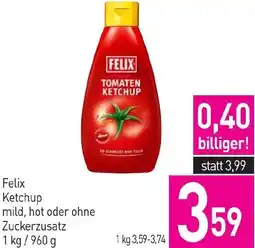 Sutterlüty Felix Ketchup mild, hot oder ohne Zuckerzusatz Angebot
