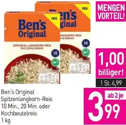 Sutterlüty Ben's Original Spitzenlangkorn-Reis oder Kochbeutelreis Angebot