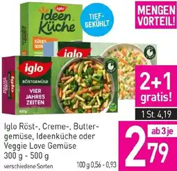 Sutterlüty Iglo Röst-, Creme-, Butter- gemüse, Ideenküche oder Veggie Love Gemüse Angebot