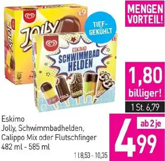 Sutterlüty Eskimo Jolly, Schwimmbadhelden, Calippo Mix oder Flutschfinger Angebot