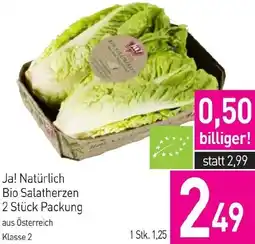 Sutterlüty Ja! Natürlich Bio Salatherzen Angebot